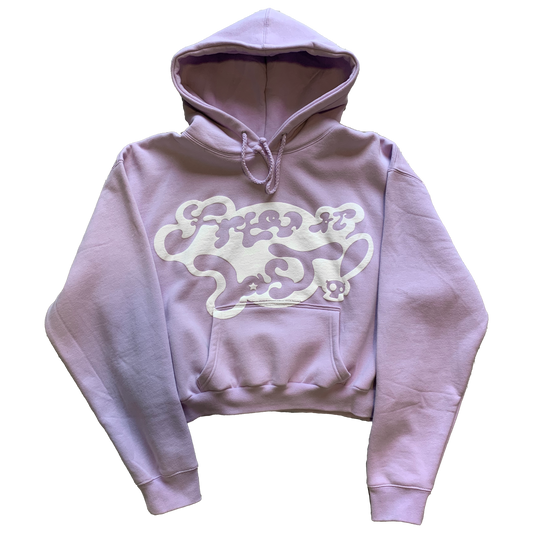 Jumbo Print Hoodie | Lavender