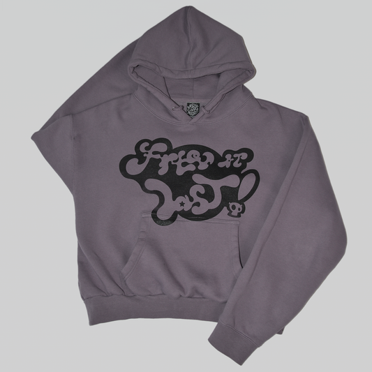 JUMBO Print Hoodie | Plum