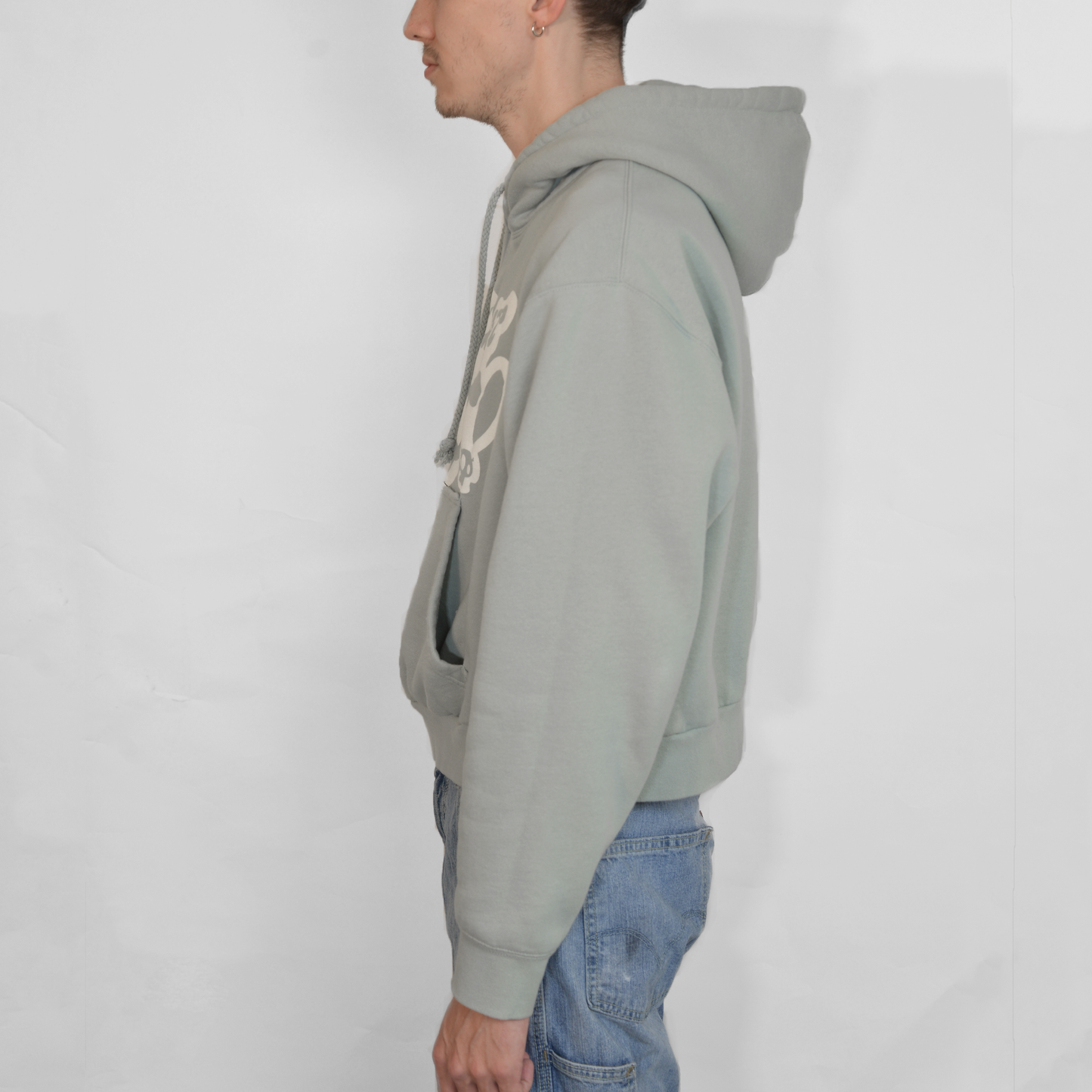 JUMBO Print Hoodie | Sage